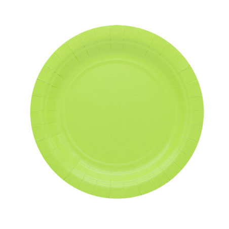 Conf 25 piatti piani Ø18cm Ecocolor biodegradabili